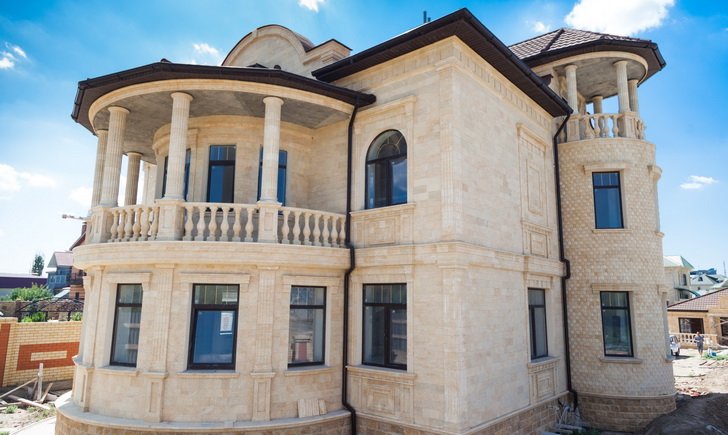 Дагестанский камень: применение в облицовке фасада домов