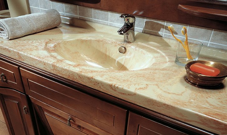 Мебель из литьевого мрамора — лучшее решение для ванной